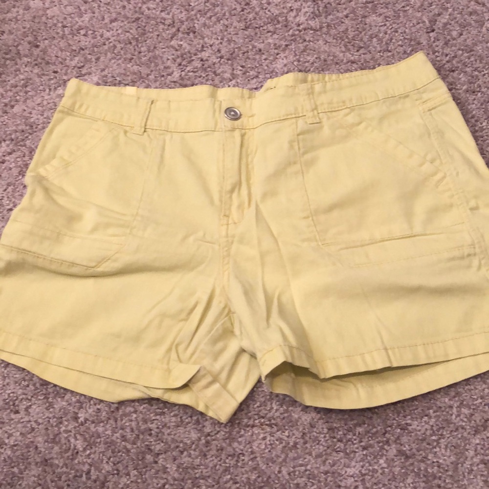 Yellow shorts